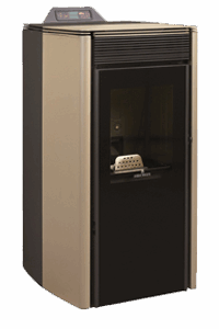 Estufa de pellets de aire anita 7,6 kw sannover blanco