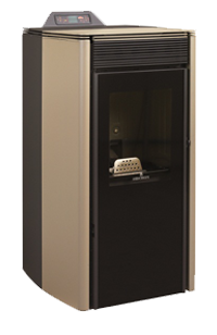 Estufa de pellets de aire anita 7,6 kw sannover blanco