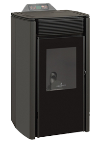 Estufa de pellets de aire anita 7,6 kw sannover blanco 2