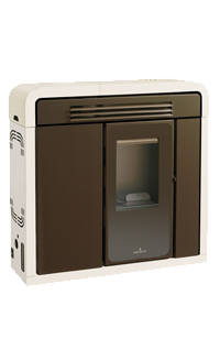 Estufa de pellets de aire anita 7,6 kw sannover blanco 4